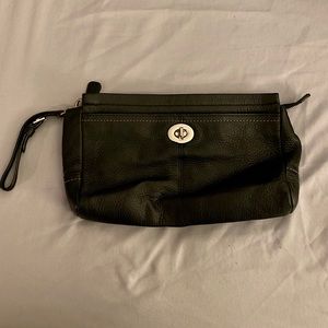 Coach Leather Wristlet